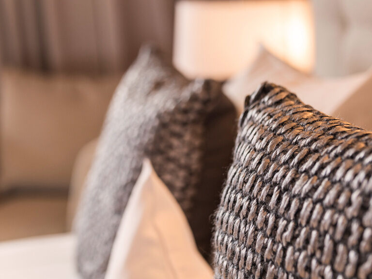 Kissen Detailfoto des Deluxe Doppelzimmers